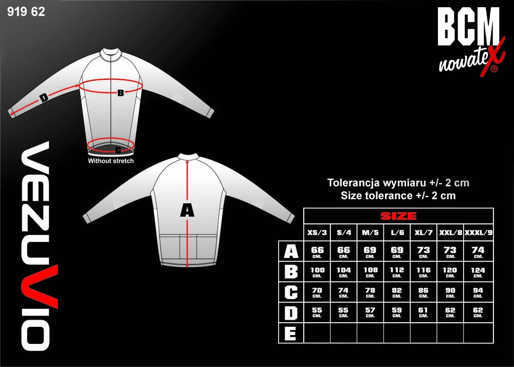 Męska bluza rowerowa Vezuvio Ria rozmiar XXL Model 91962