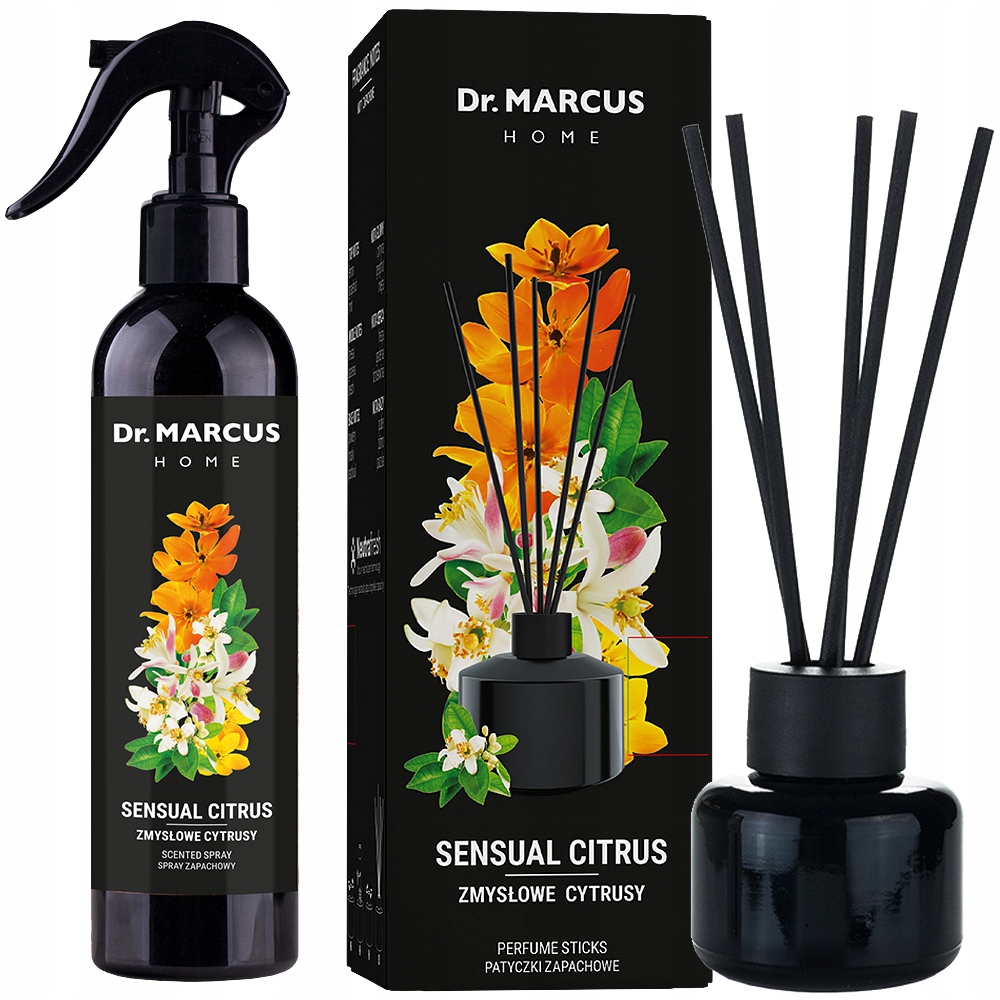 Dyfuzor zapachowy + Spray Dr. Marcus Sensual Citru