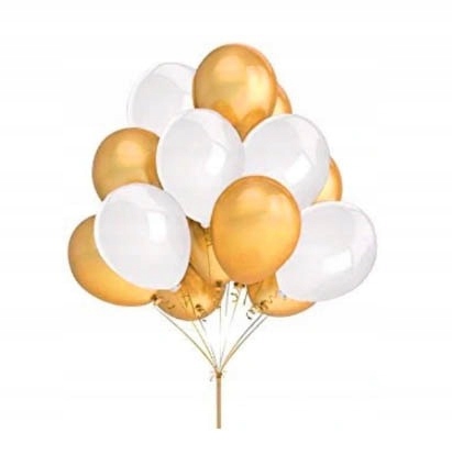 

Duże Balony Perłowe Złote 34cm Wesele Ślub 50szt