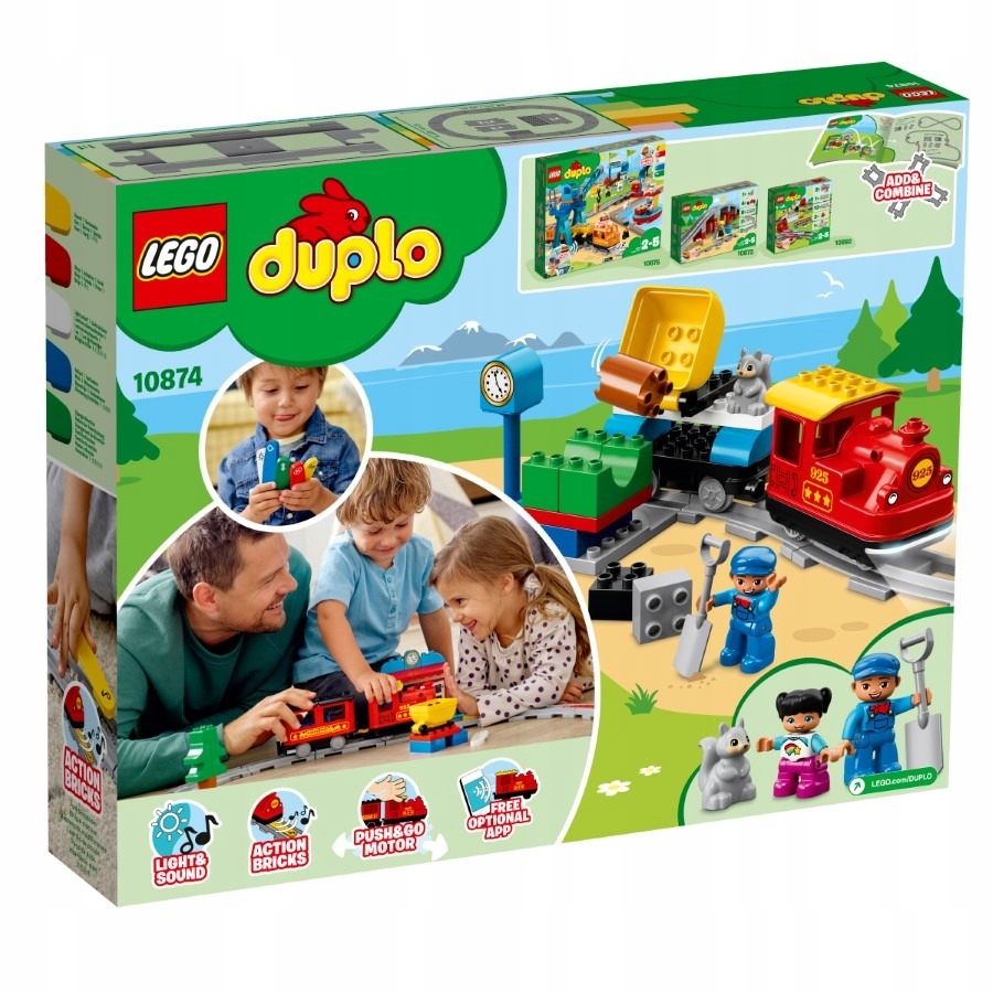 LEGO 10874 DUPLO - POCIĄG PAROWY Marka LEGO