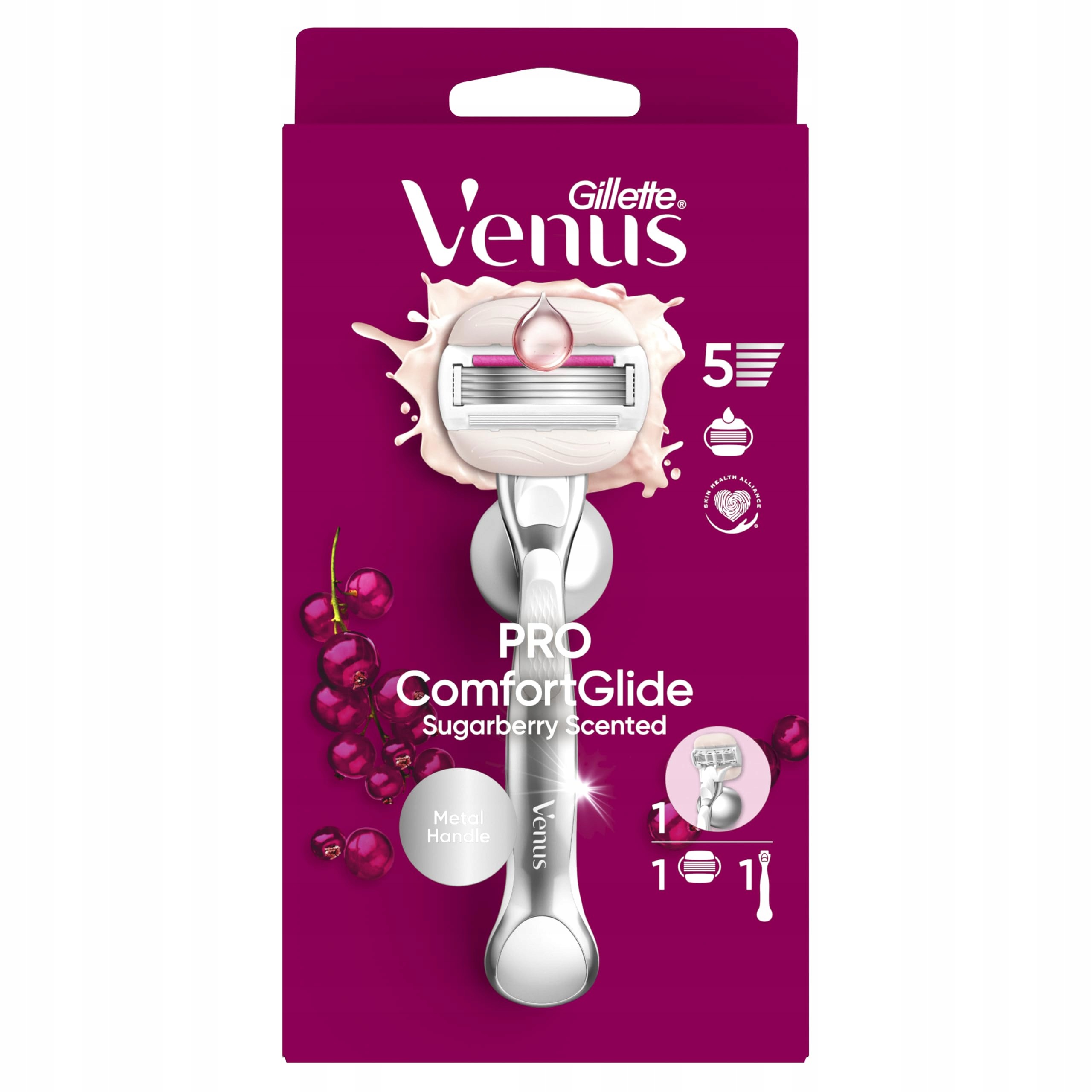 Maszynka do Golenia Gillette Venus Pro ComfortGlide zapach słodkich Jagód