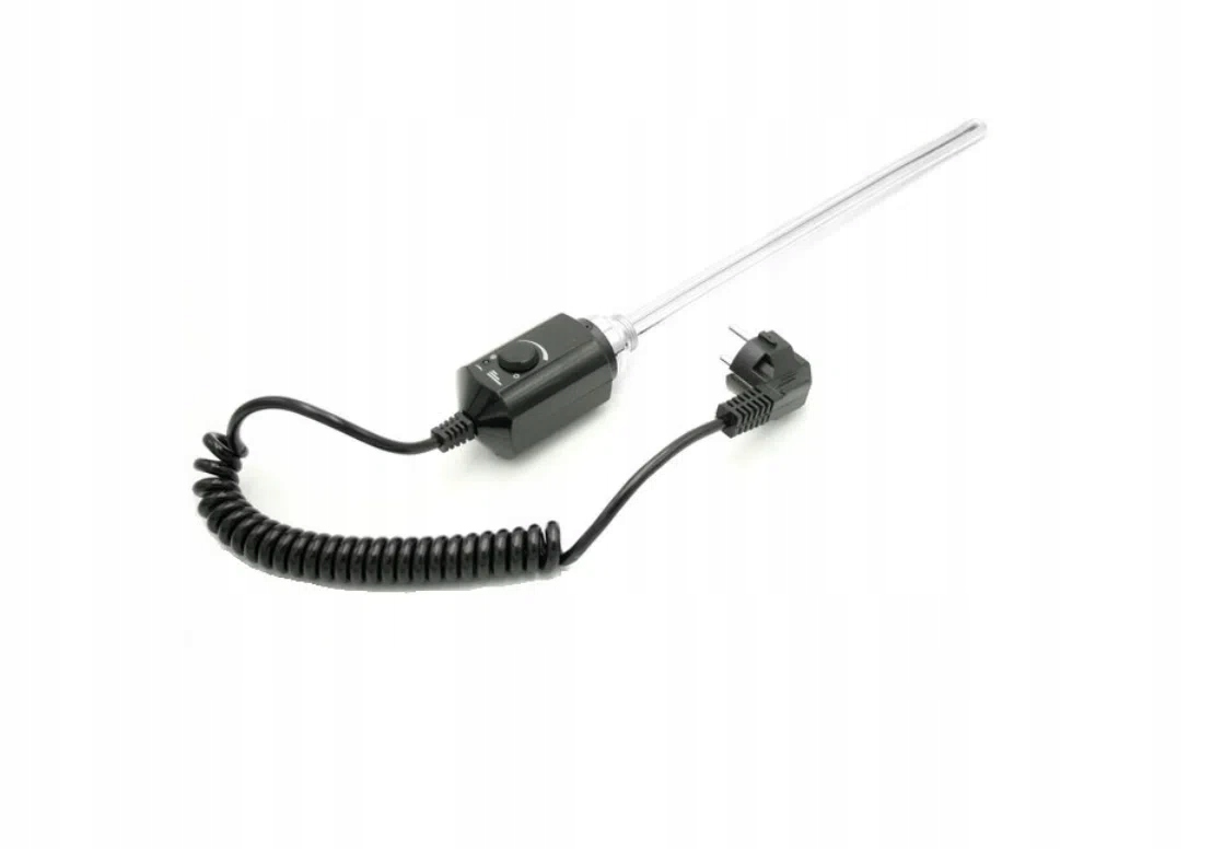 Volux elektrický koupelnový ohřívač 600 W s termostatem černý Rd 10.600BK