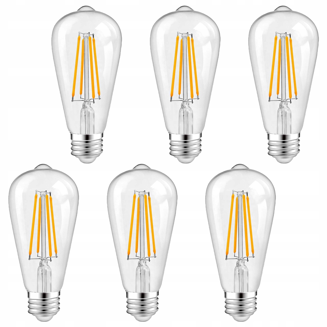 

Żarówka E27 Led filament 14W 1400lm Ozdobna ST64
