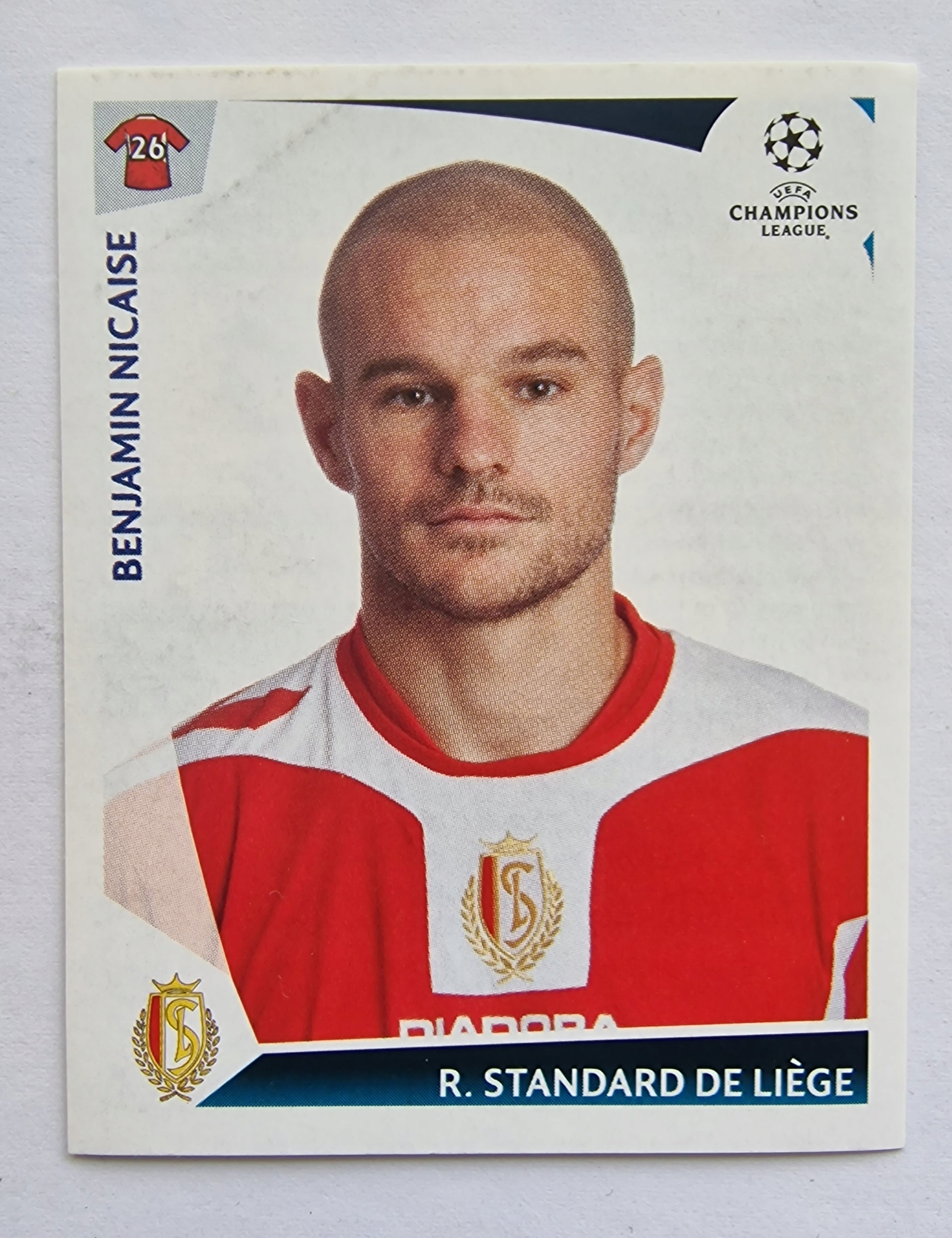 2009-10 Panini Champions League Benjamin Nicaise Standard Liege /CL