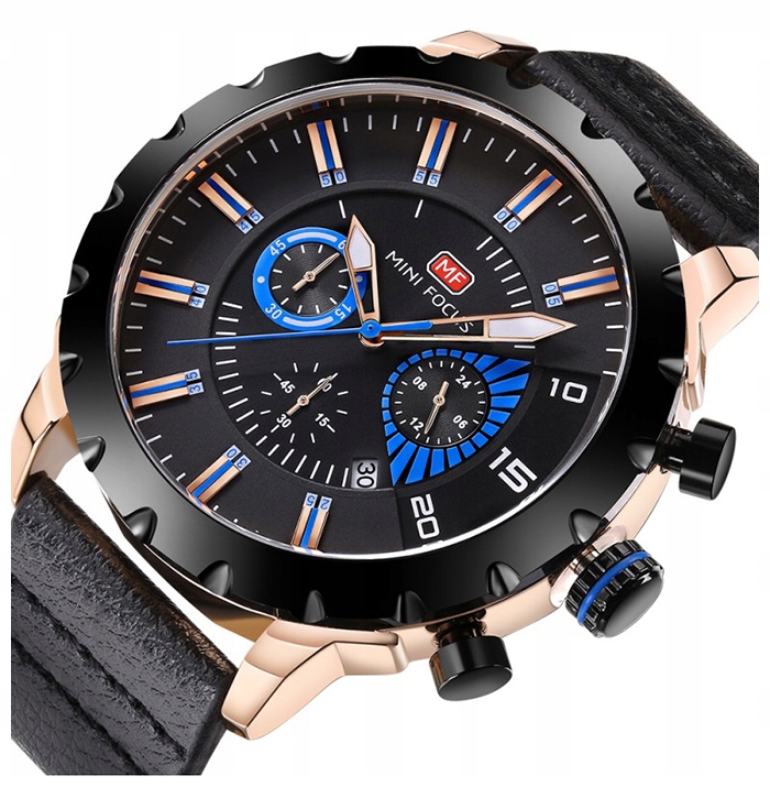 Pánské hodinky Mini Focus analog data chronograf