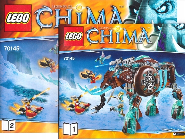 LEGO Chima Instrukcja 70145 - 2 części