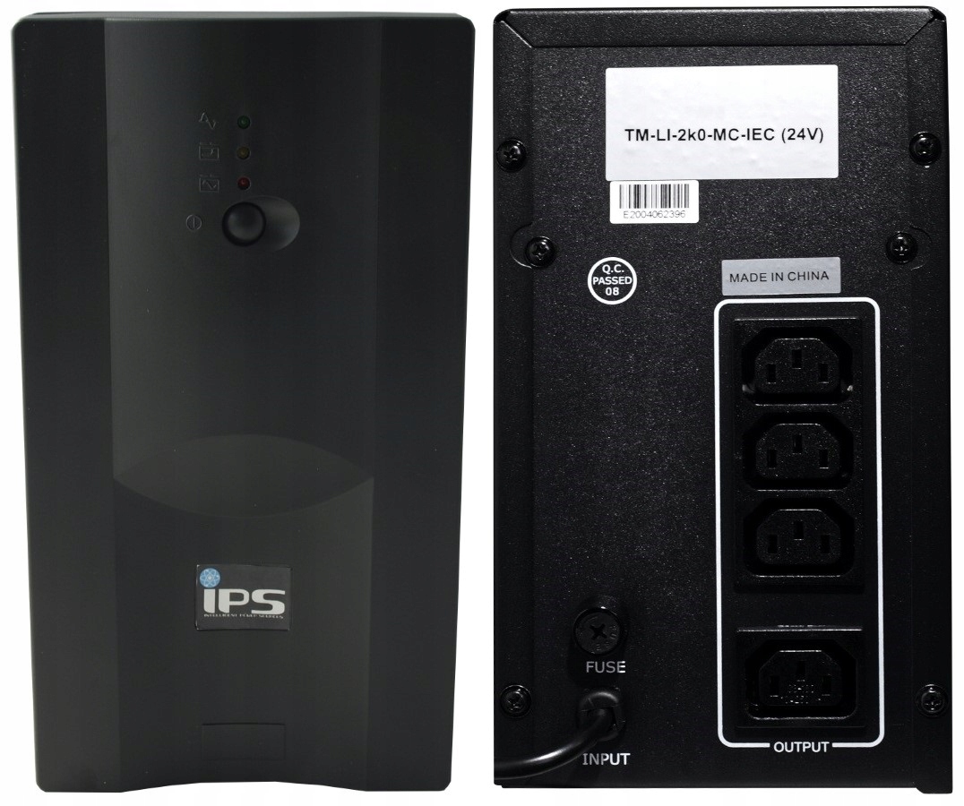 Zasilacz Awaryjny Ups Tower 2000VA 1200W 2x9AH Ips Komputera Laptopa Kamer