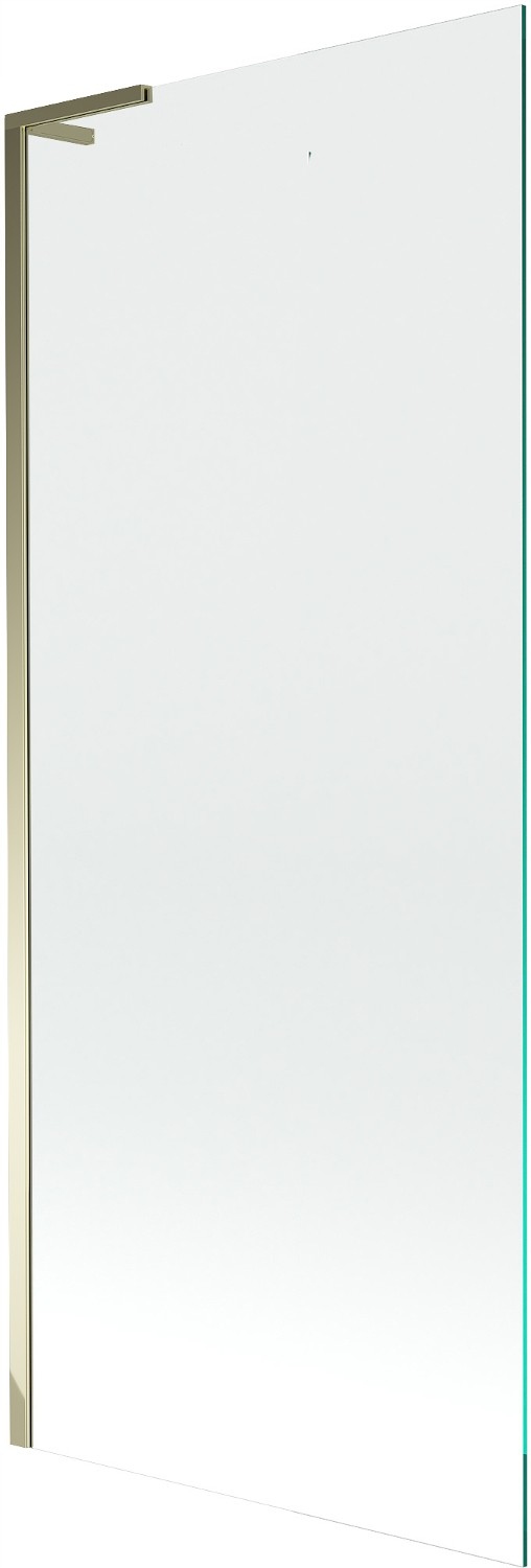 Mexen Next L vanová zástěna 1-křídlová 80 x 150 cm, transparentní, zlatá