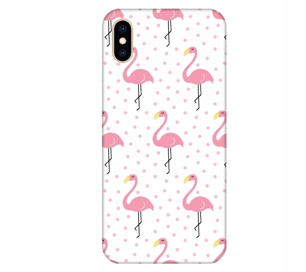 

Etui na telefon iPhone X / Xs Flamingi róz