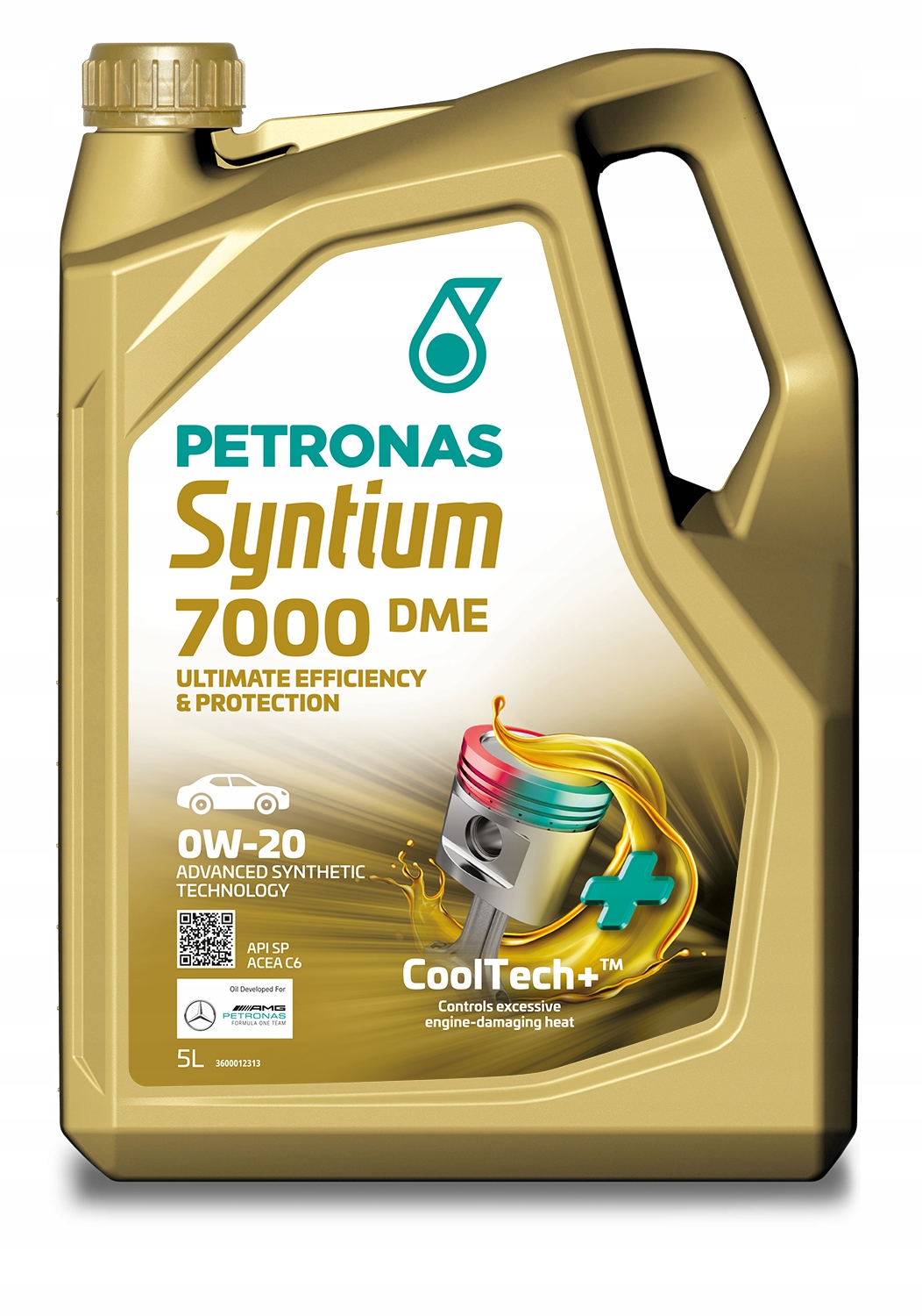 Motorový olej Petronas Syntium 7000 Dme Acea C6 0W-20 5L