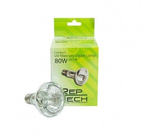 Levně Uvb Uva topná žárovka 3v1 pro želví agamu MVL 80W mini Reptech