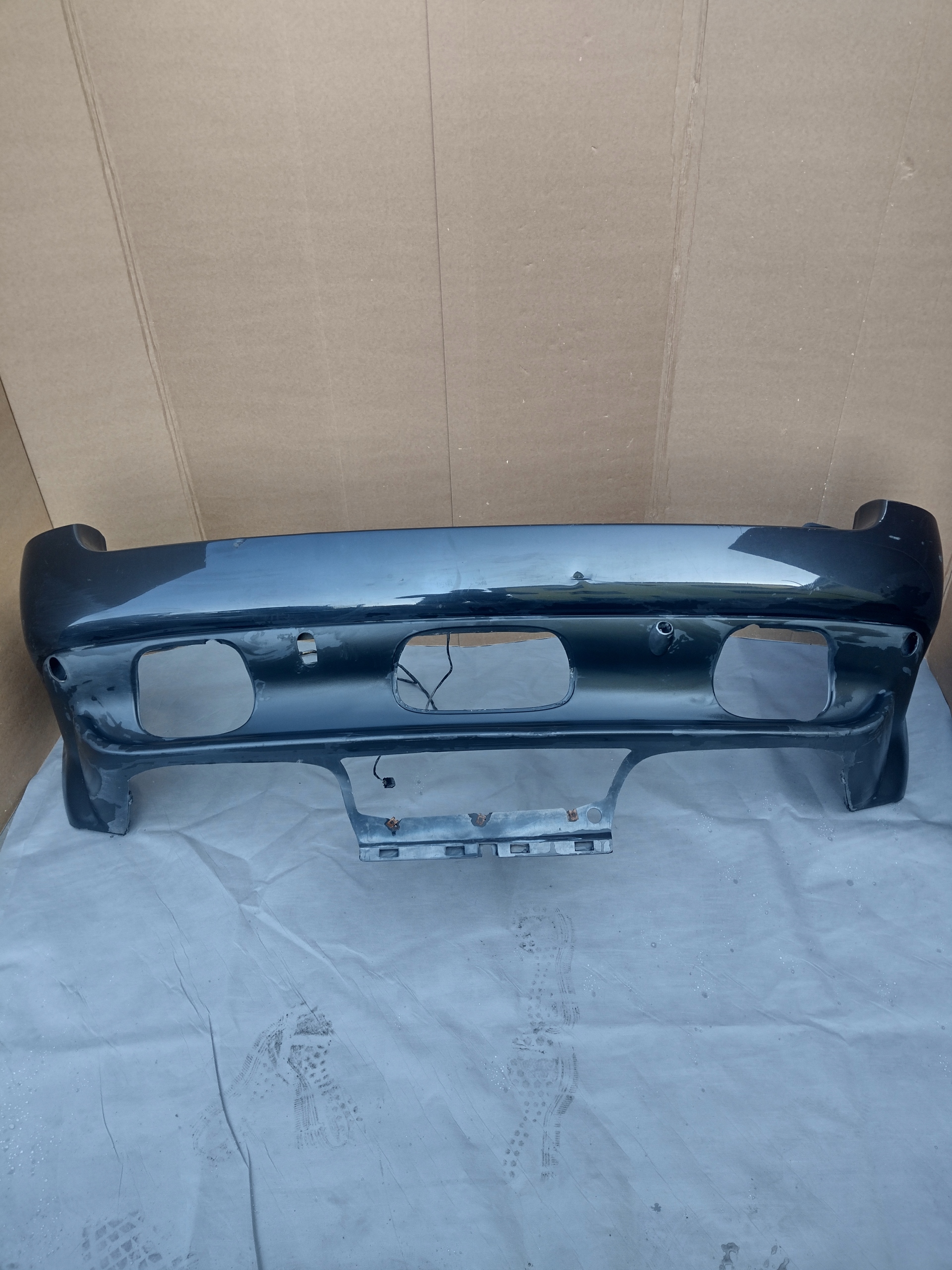Paraurti posteriore BMW X5 E53 PDC K: Black Sapphire