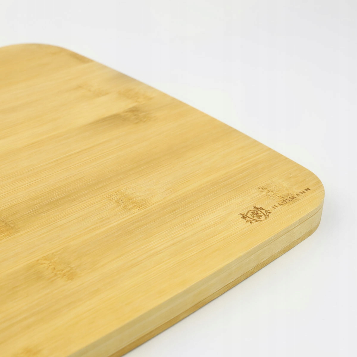 DESKA DO KROJENIA CHLEBA ZAOKRĄGLONA BAMBUSOWA KUCHENNA UCHWYT 32x22,5 CM Marka Karl Hausmann