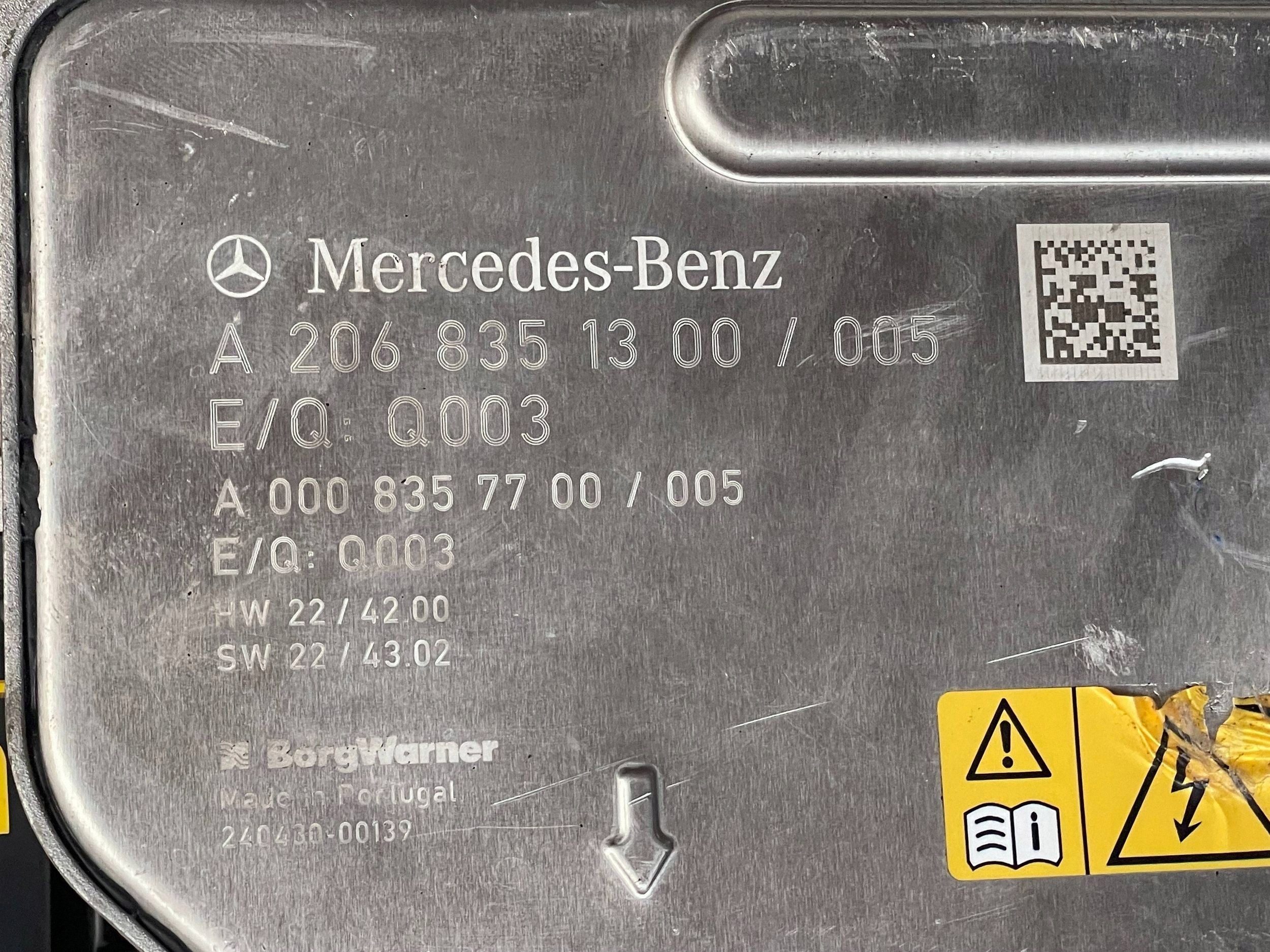 module control unit heater MERCEDES W206 A2068351300 !J