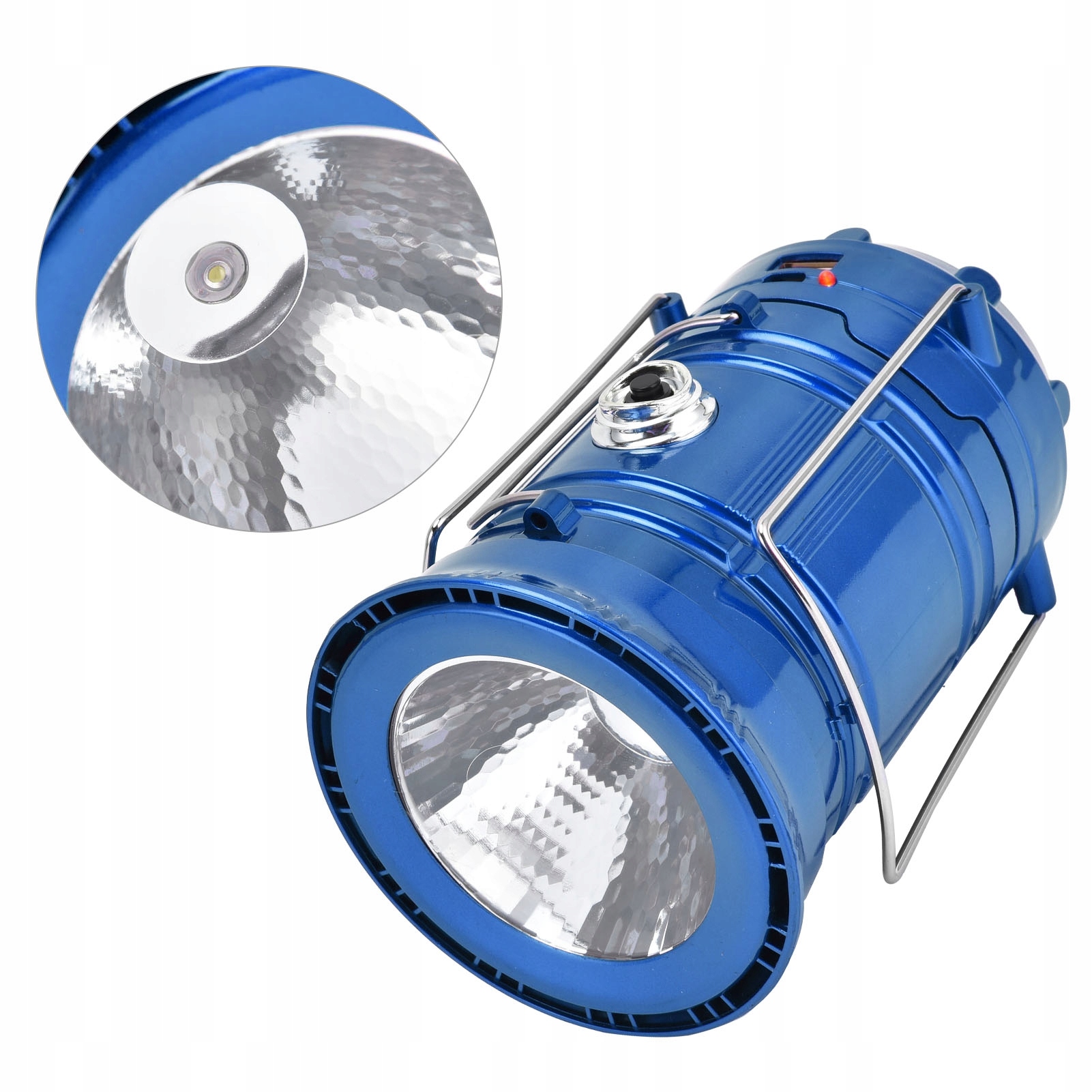 LED Solar Camping Light 18650 Bateria USB Model 3119210139313