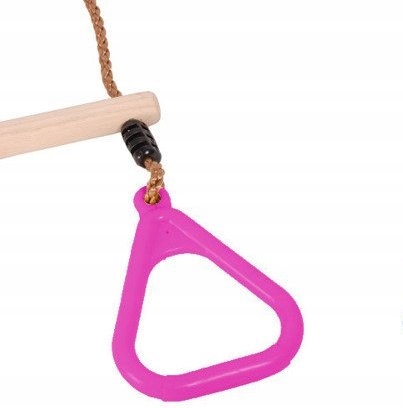 JF TRAPEZ Z PORĘCZAMI HUŚTAWKA na Plac Zabaw różow