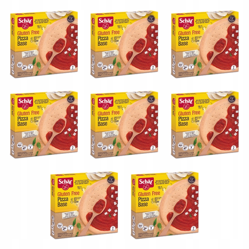 Schar Spody na pizzu bezlepkové 300 g X8