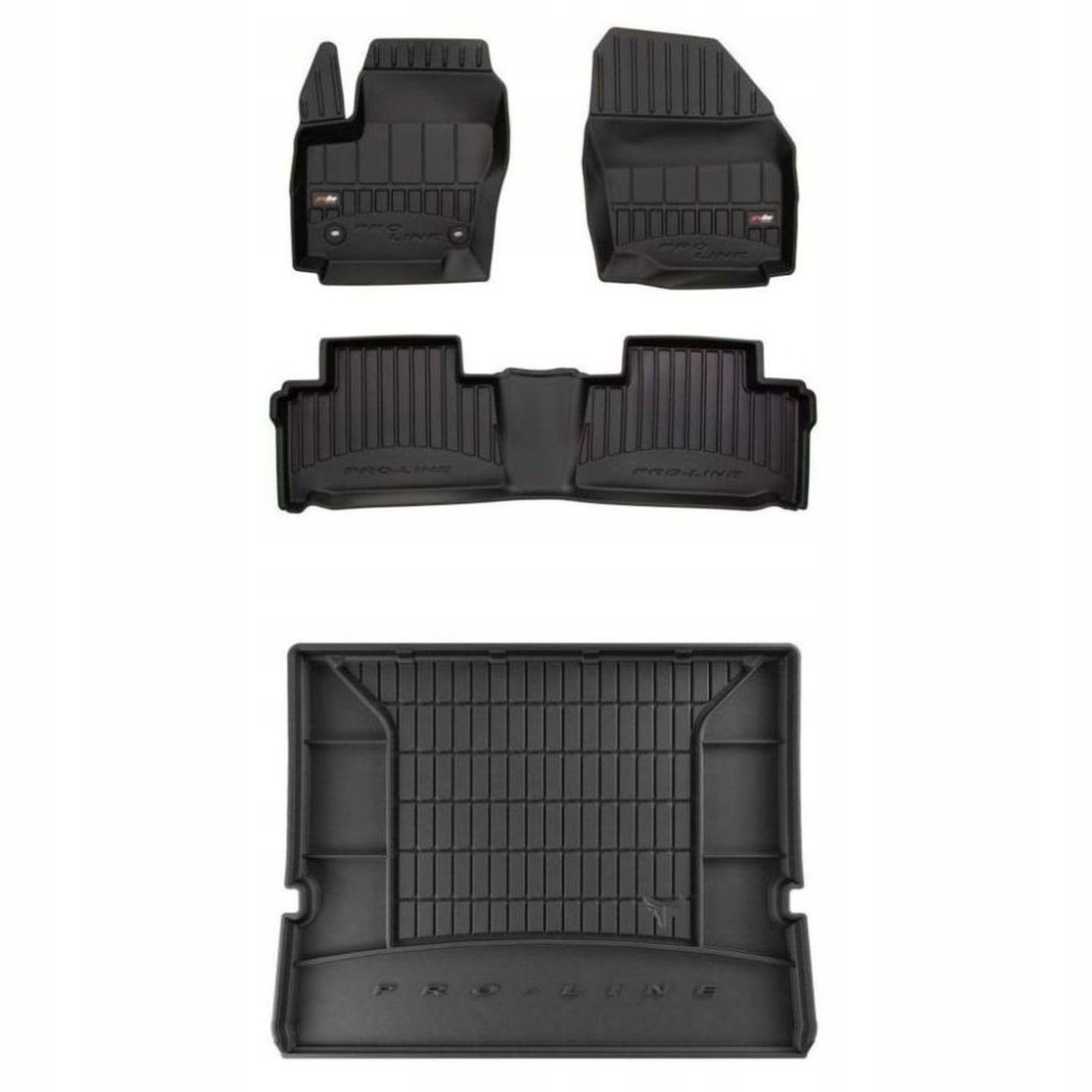 Gumová sada 3D koberčekov a rohoží Ford Galaxy II 2009-2015 1 a 2 rady