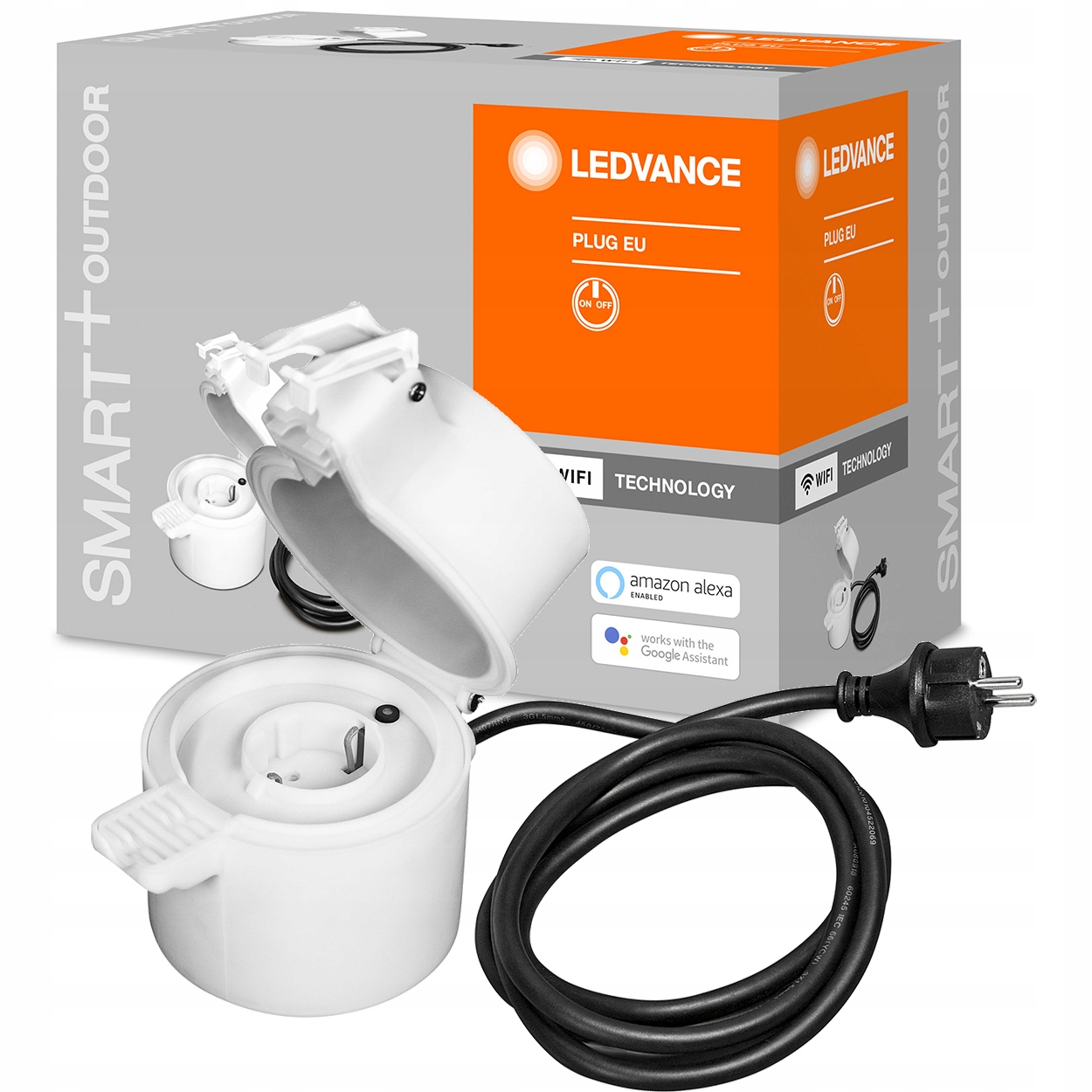 

Inteligentne Gniazdko IP44 Smart WiFi Ledvance