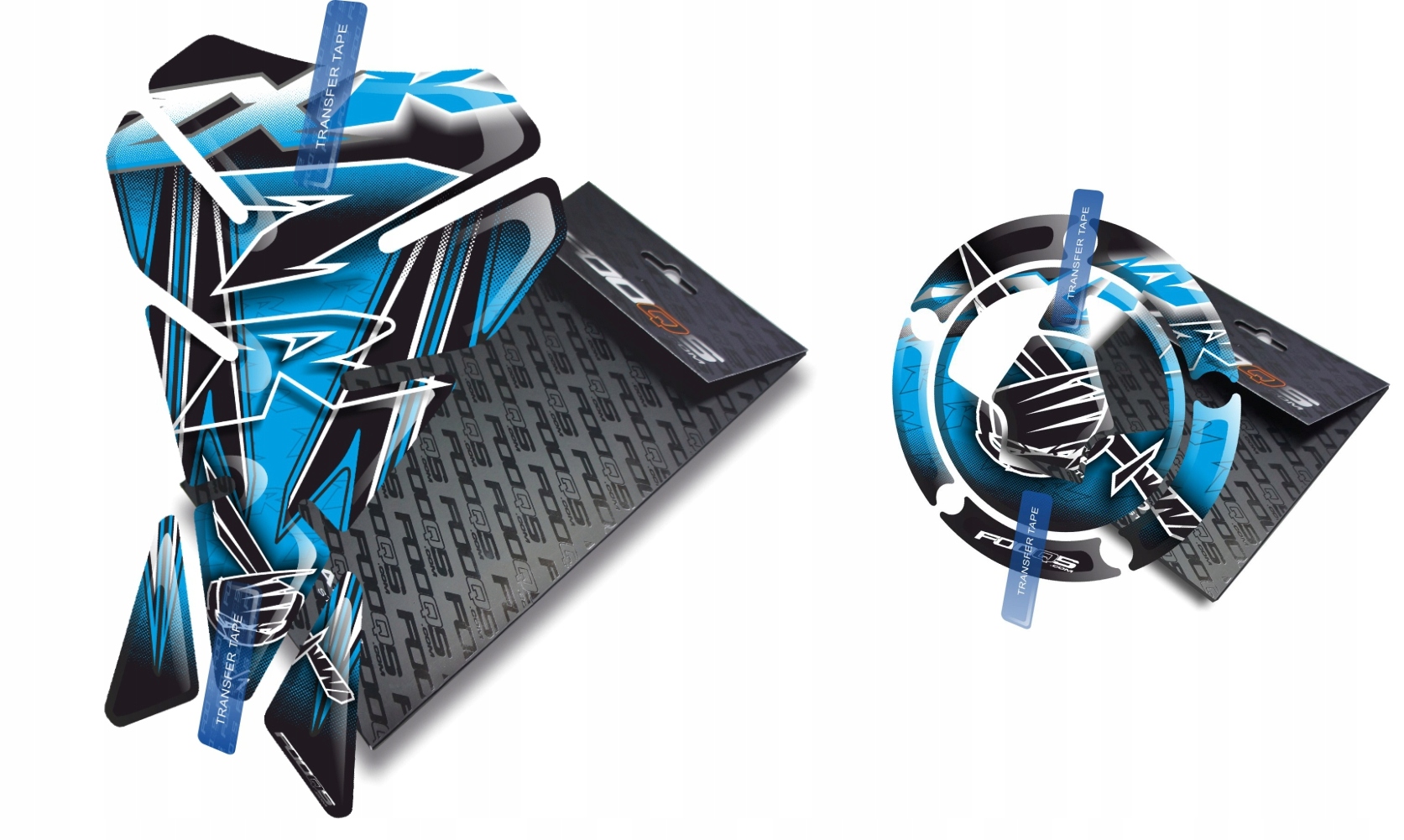 Tank-pad Cap-pad V1 od firmy Fooqs pro Kawasaki ZX-7-R Modrý