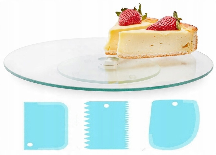 

Obrotowa Patera Szklana Na Ciasto Tort