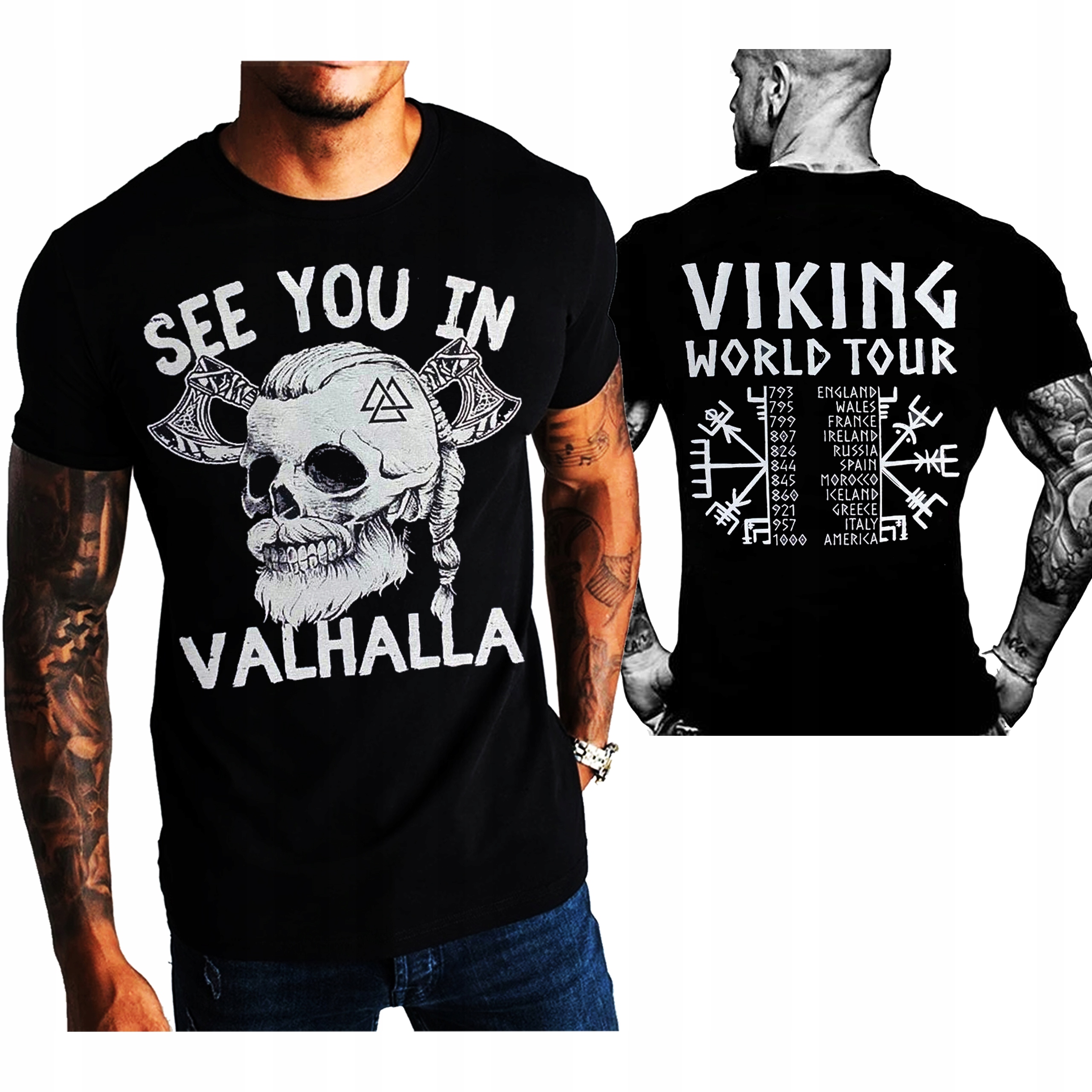 

Koszulka T-shirt Vikings Wikingowie Valhalla XL