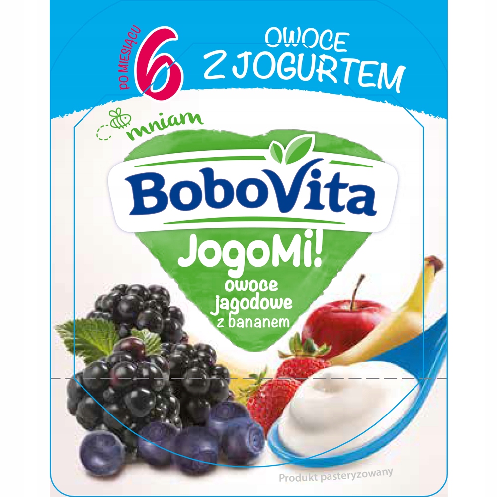 BoboVita JogoMi jagoda banan 80g 6msc+ Marka Bobovita