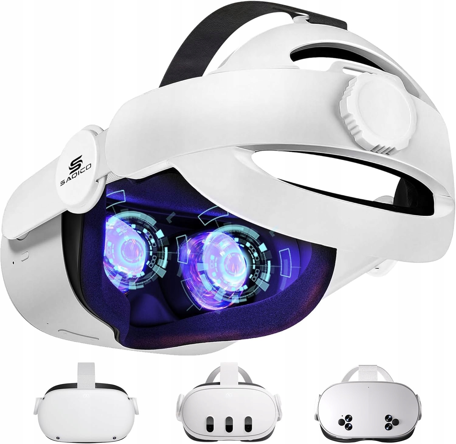 Quest 2 Head w Akcesoria VR - kontrolery, piloty, broń do VR i