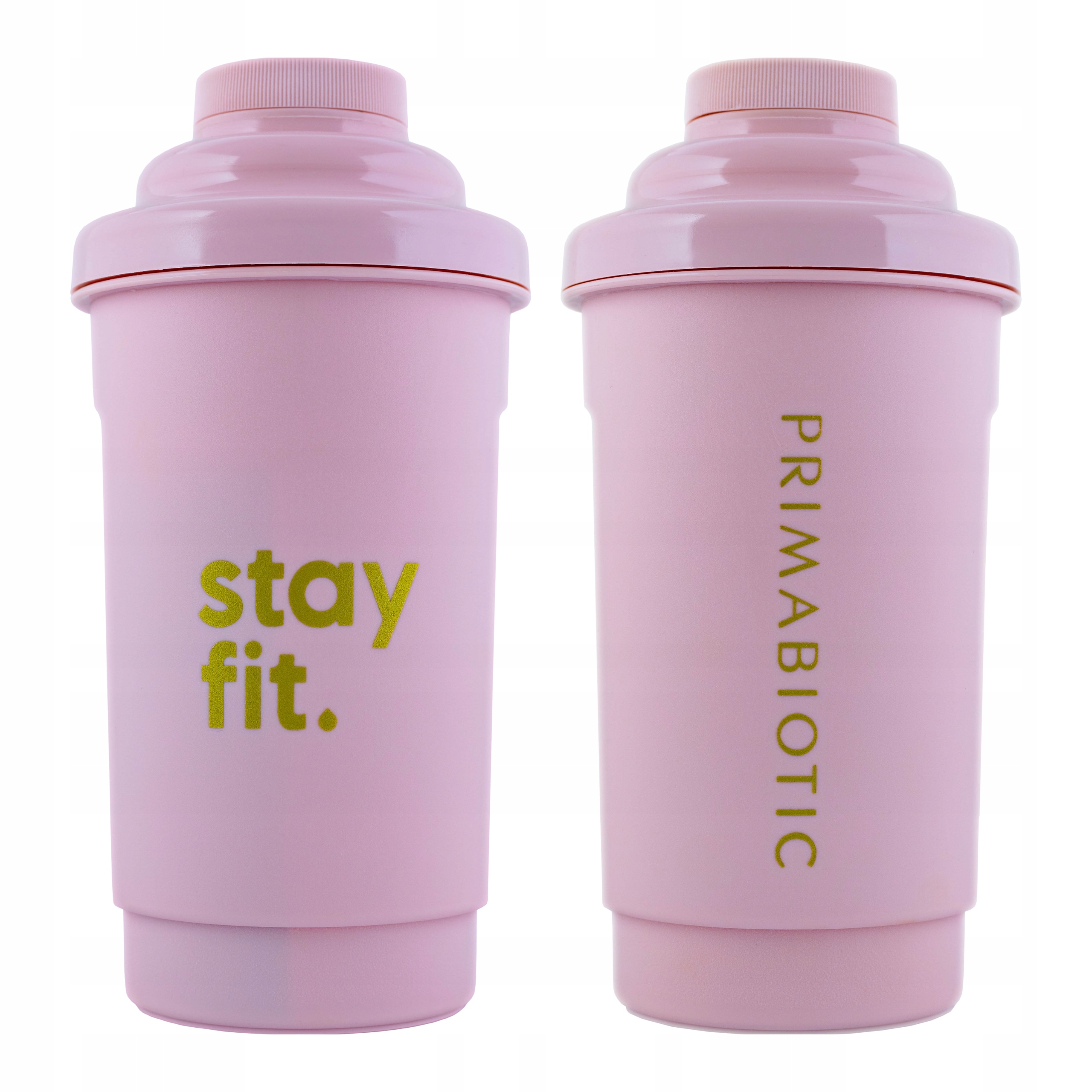 Shaker Stay Fit Primabiotic Bidon Różowy Do Białka Na Siłownie 550 ml