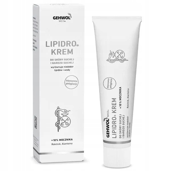 Gehwol Med Lipidro, hydratační krém na nohy, 125 ml