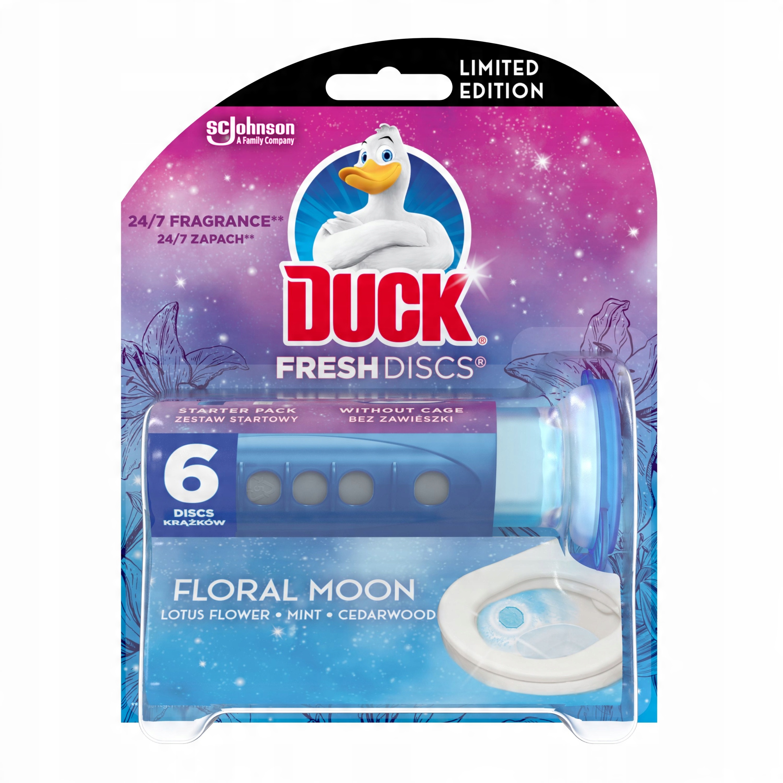 

Duck Fresh Discs krążki z aplikatorem Floral Moon