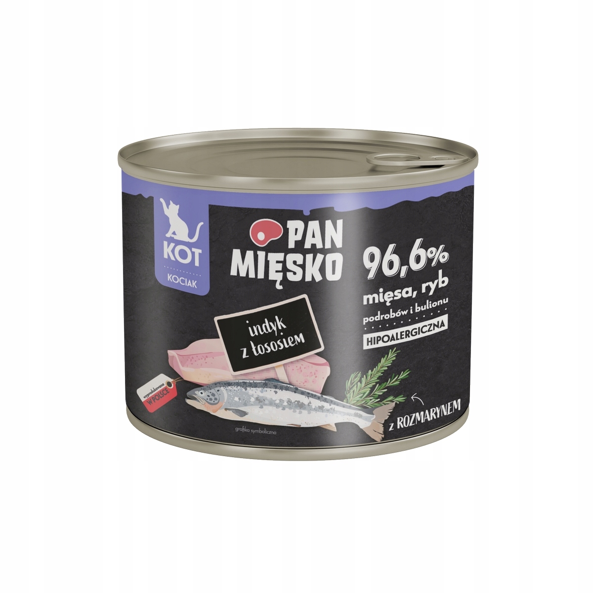 Levně 7X Pan Miesko vlhké krmivo pro koťata krůta s lososem 200 g