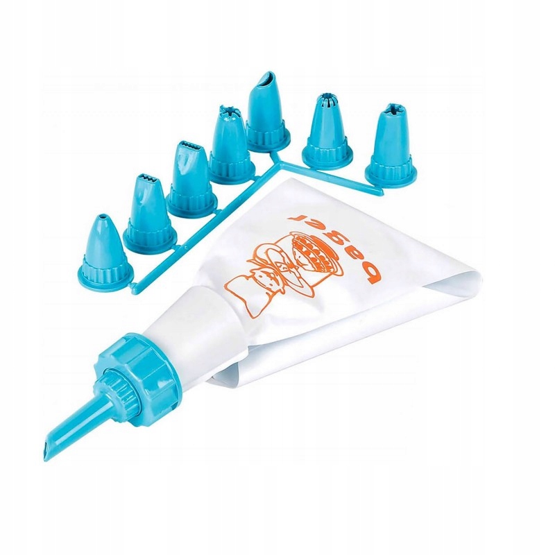 

Dekorator Do Tortów Ciast Worek Rękaw 8 Końcówek