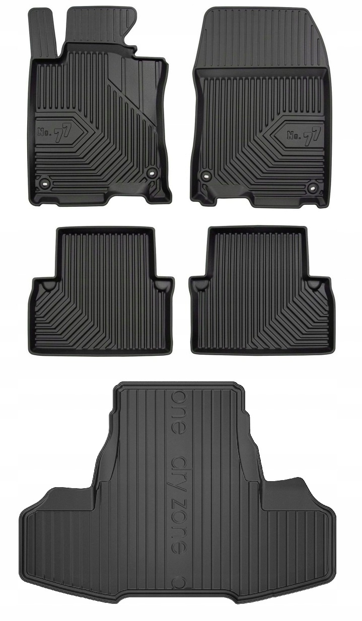 Set 77 Koberce a rohože Honda Accord 8 Sedan 2008-2015