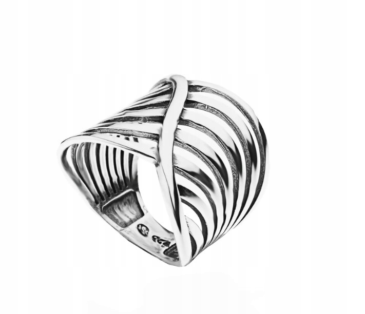 Stříbrný prstýnek Ag 925 prolamovaný SG-P-007-P-S VEL.15