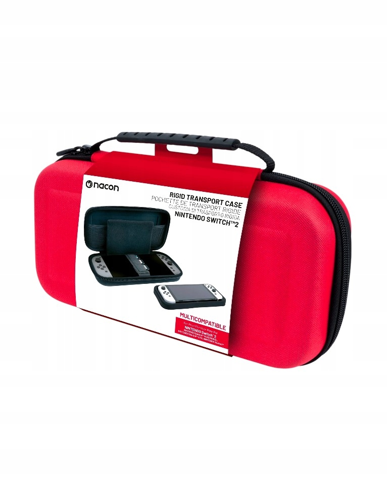 Nacon Pokrowiec Rigid Transport Case Czerwony Konsola Nintendo Switch 2