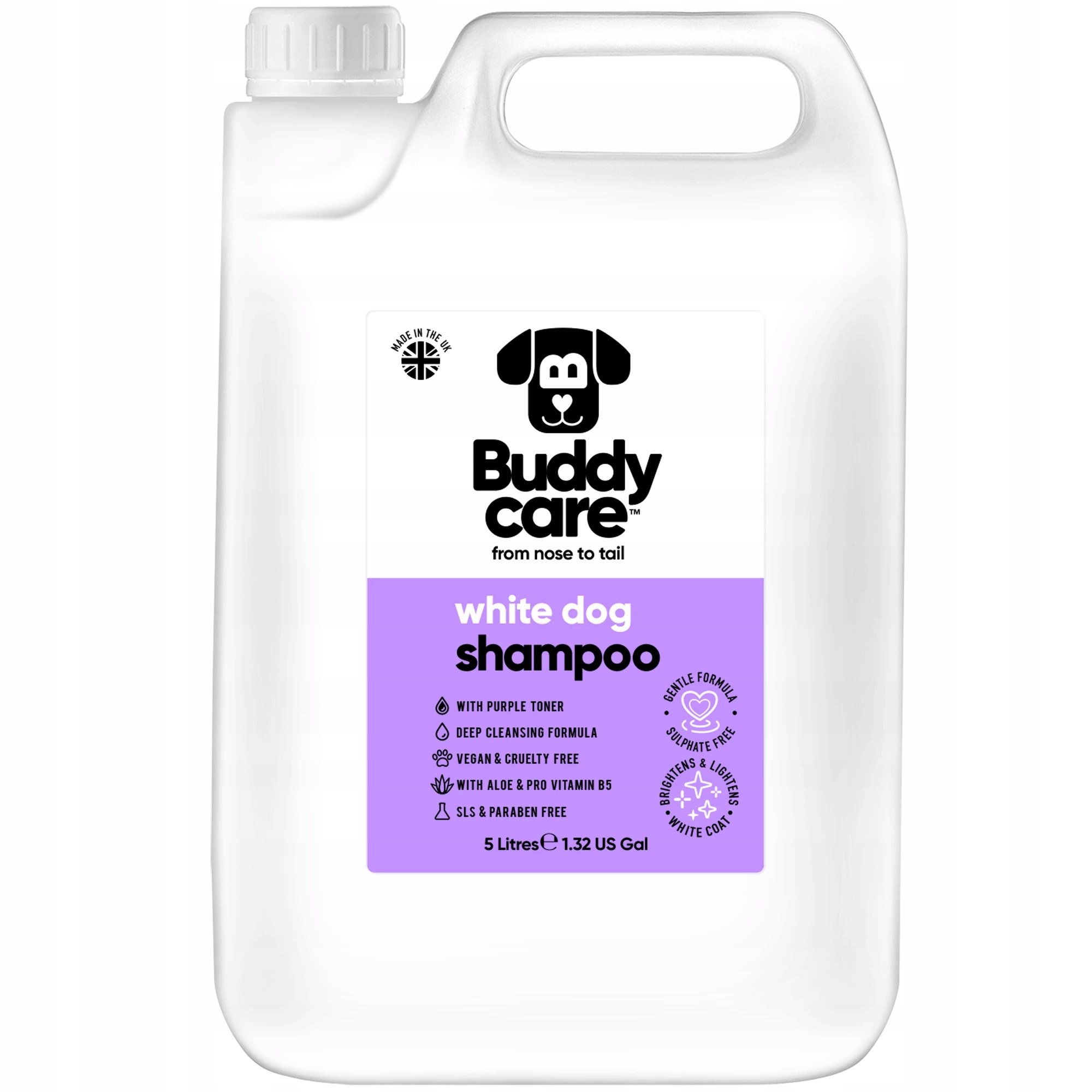 Šampon pro psy Buddycare White Dog 5L
