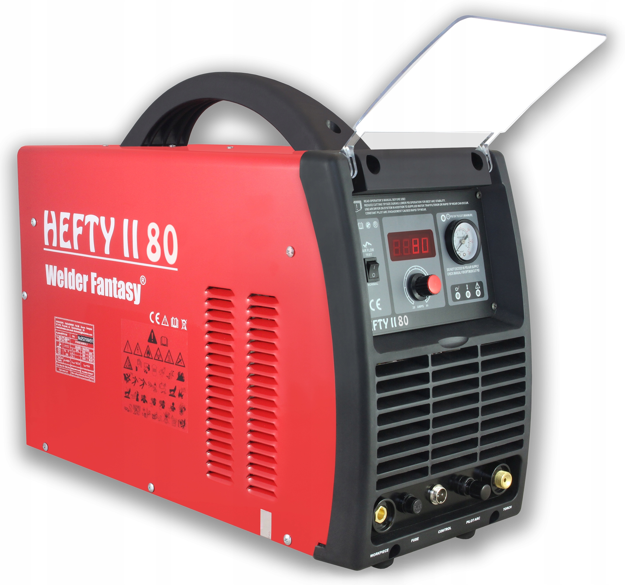 PRZECINARKA WYPALARKA PLAZMOWA HEFTY II 80 CUT 30mm PLAZMA INWERTOROWA EAN (GTIN) 5906150829988