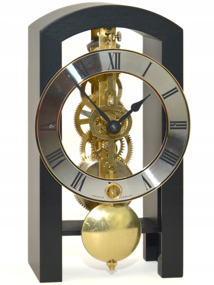 Zegar kominkowy mechaniczny Hermle Patterson 23015-740721- 11x20 cm