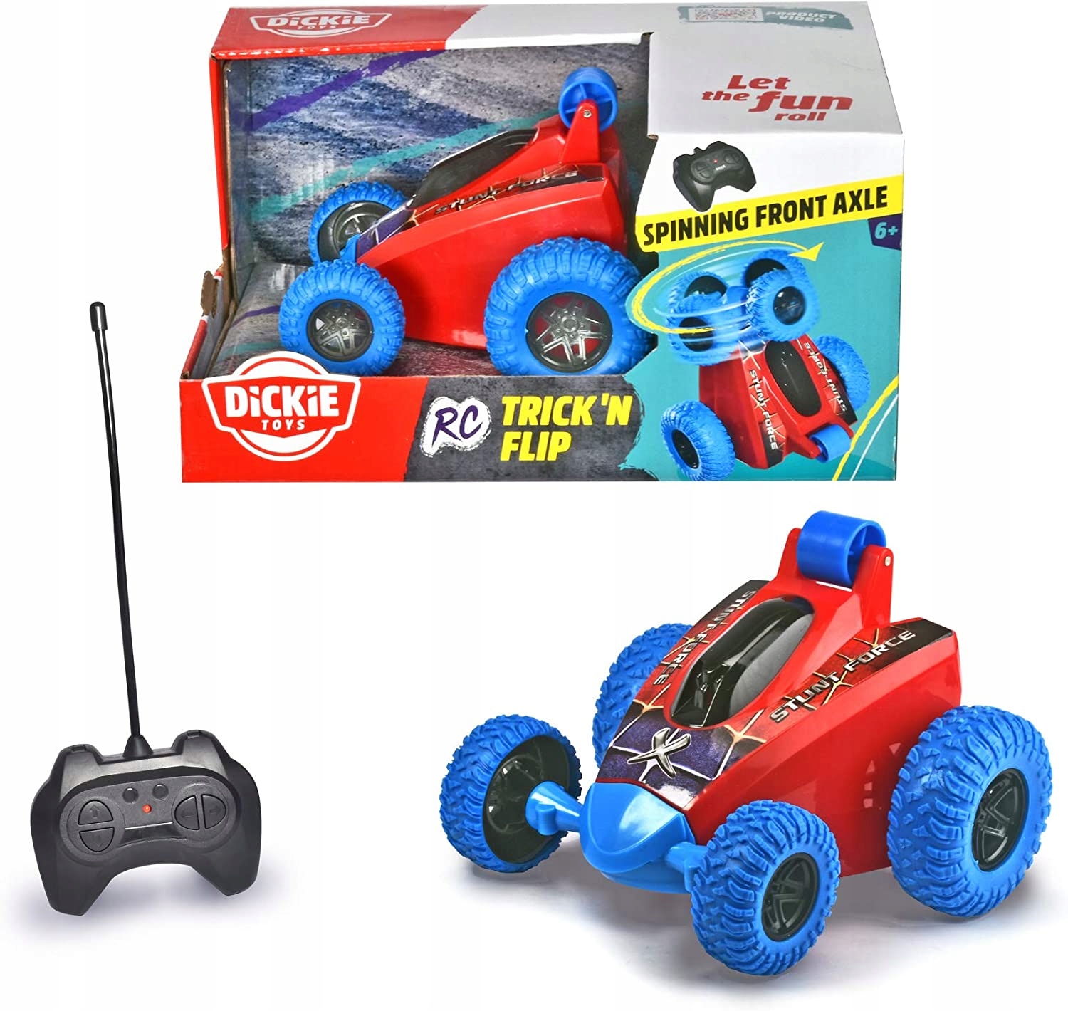 Dickie Trick 'n Flip Auto Rc Převrácení Na Dálku St