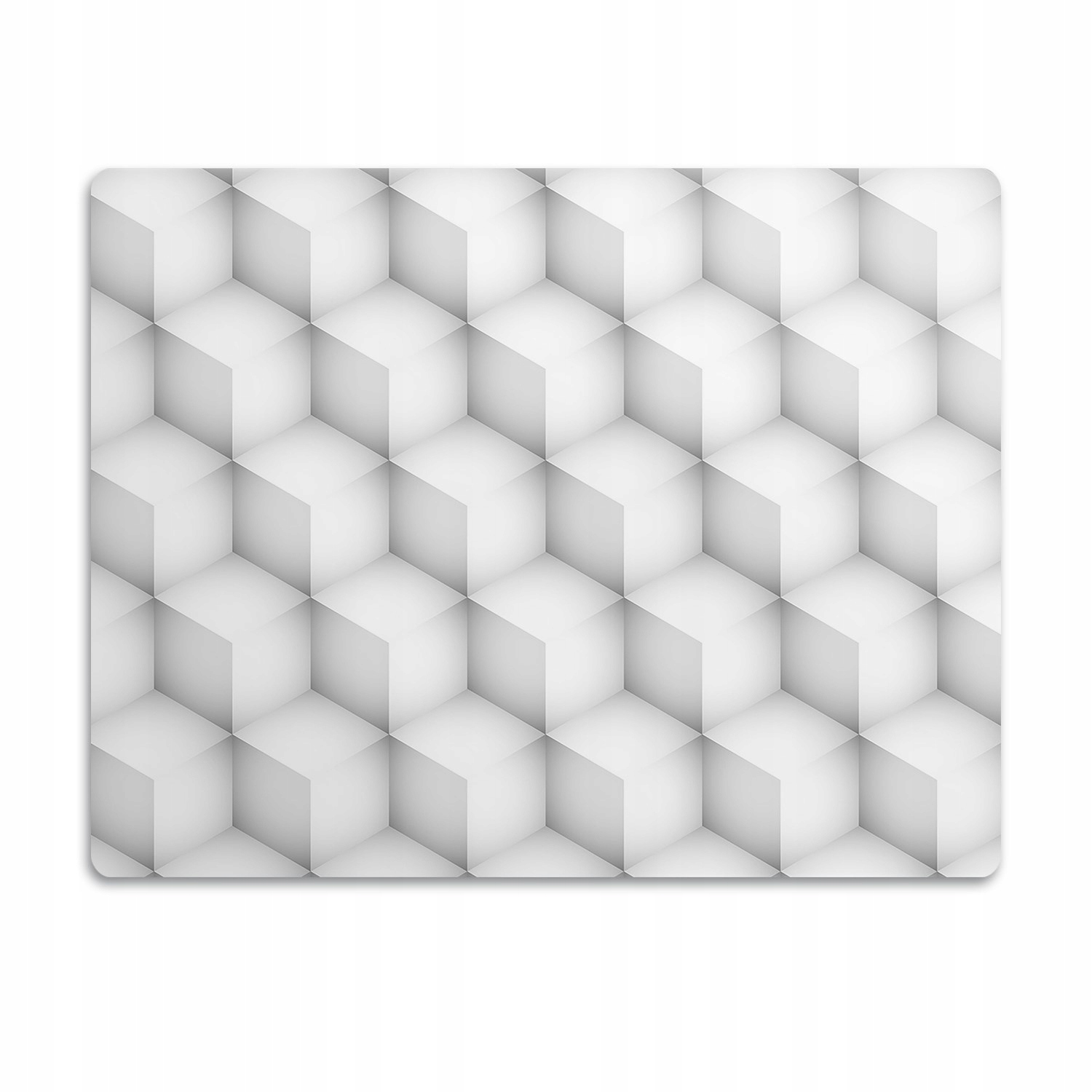 Podložka pro psa pod misku Prostorové kostky 90x60 cm