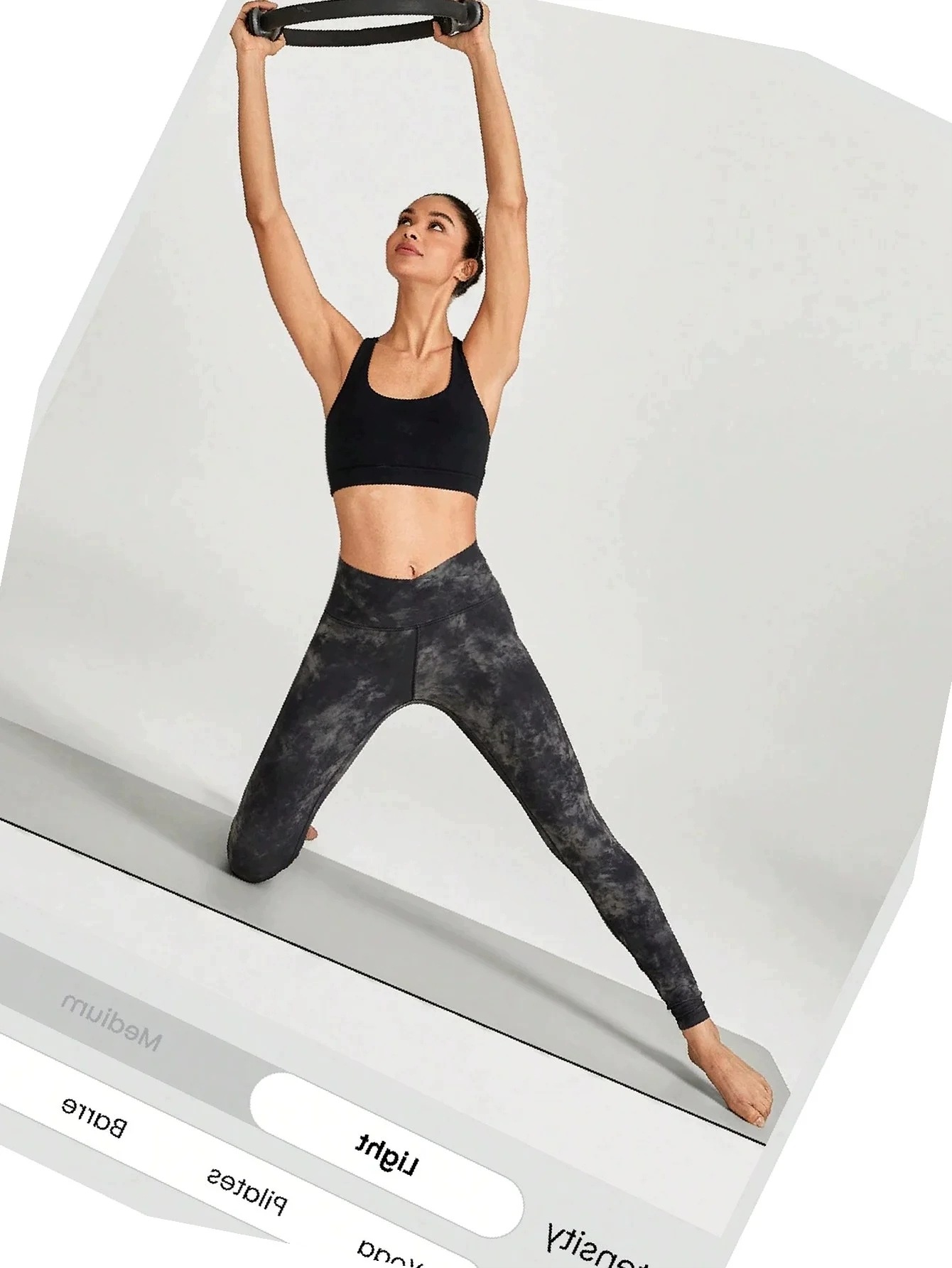 Legginsy Barwiony Do Ćwiczeń Szare Damskie Treningowe Tactel Xs 34