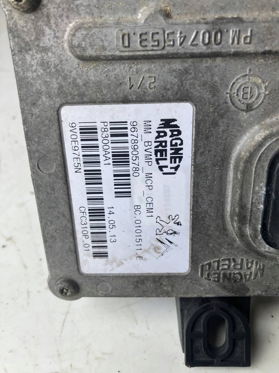 module control unit trim gearboxes MCP PEUGEOT CITROEN 1.6 EHDI 9678905780