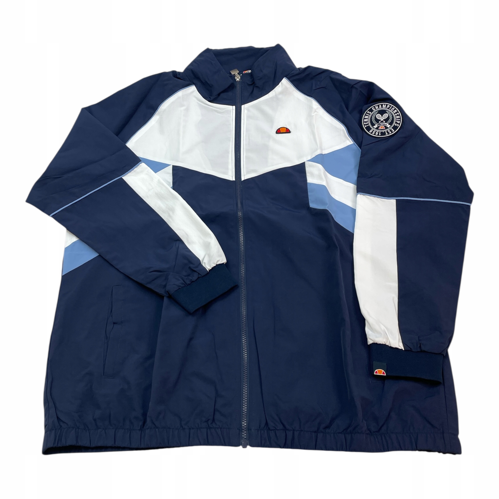 Bunda Ellesse 2XL Sportovní větrovka Retro Tennis, modrá
