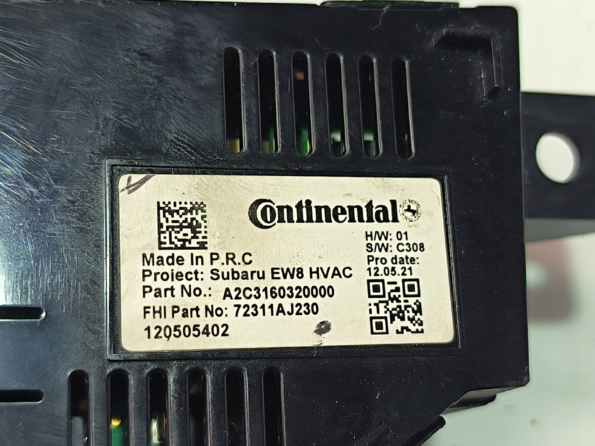 COMANDI CLIMA A2C3160320000 SUBARU OUTBACK IV
