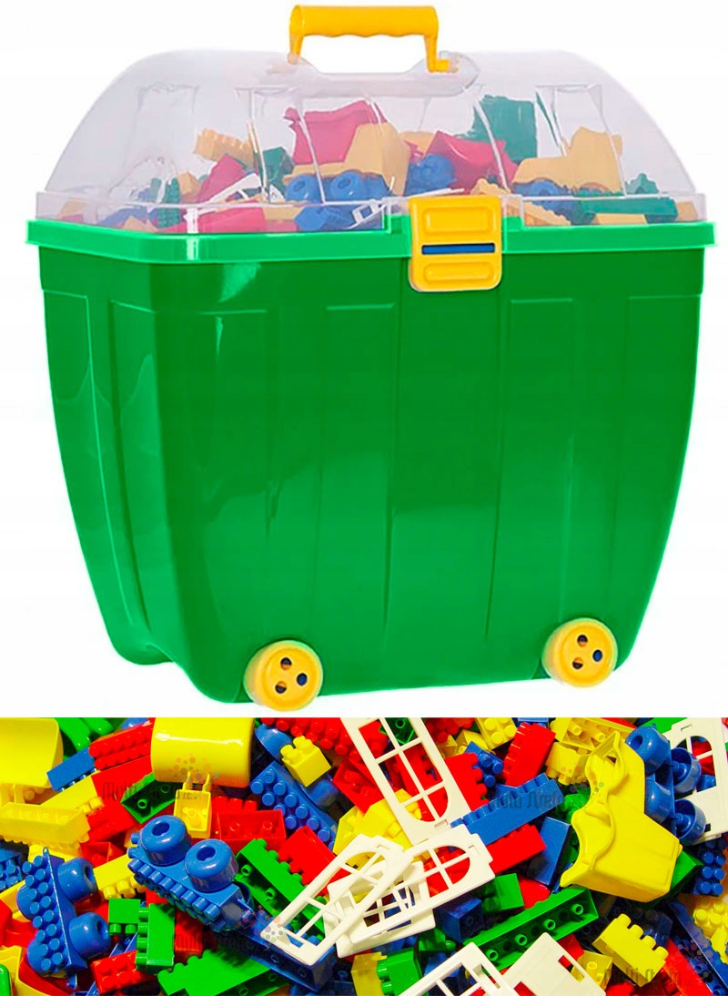 

Klocki Hemar K1 1000 el Duży Kuferek 3,2kg 3lata+