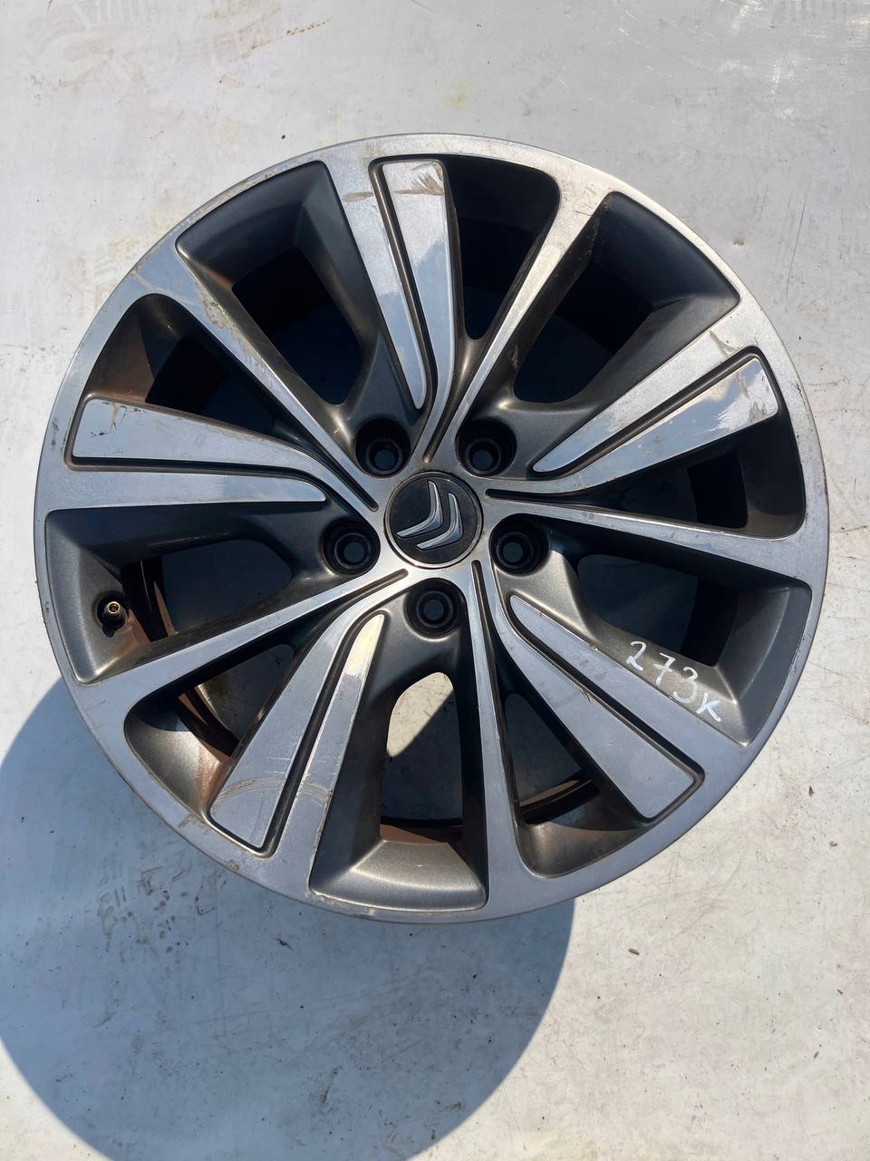 disk 17 CALI CITROEN C4 PICASSO II #273K 9677090377