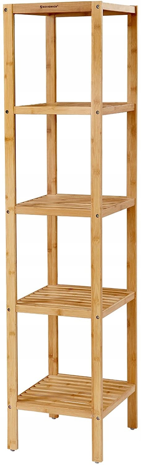 

Szafka łazienkowa Bambus 146 cm Regał z półkami