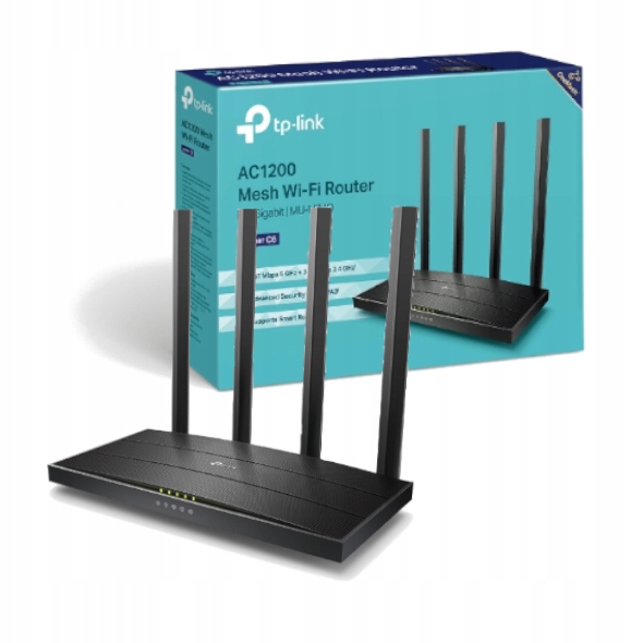 

Router Tp-link Archer C6 AC1200 Serwer Vpn Wps wif