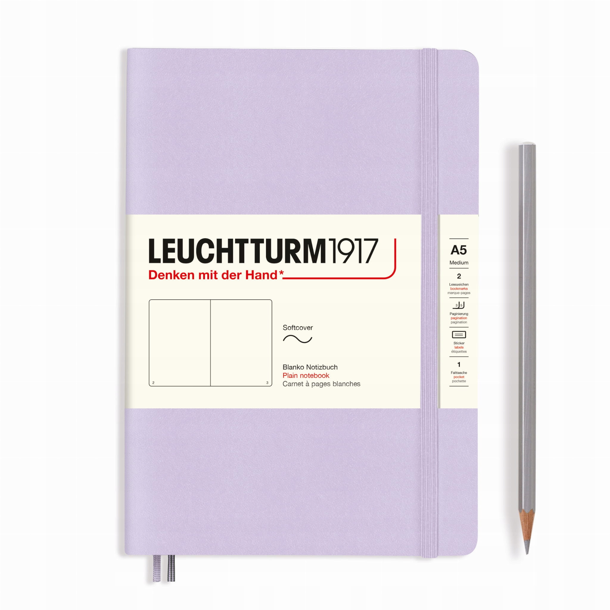 Notatnik Leuchtturm1917 miękki A5 gładki lilac